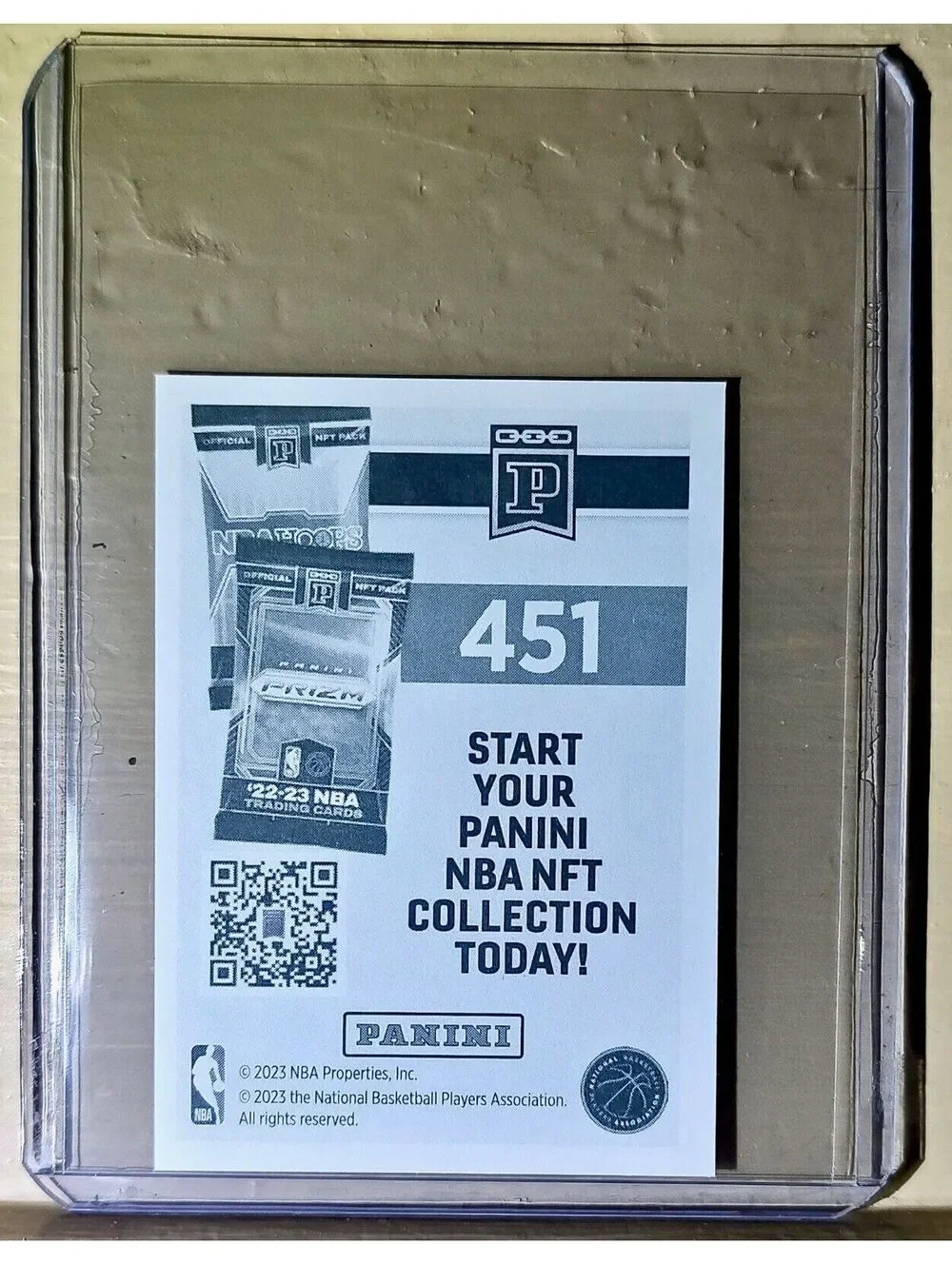 2023-24 Logo Panini NBA Basketball #451 Sticker Sacramento Kings